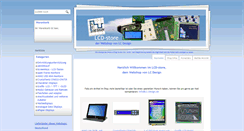 Desktop Screenshot of lcdstore.de